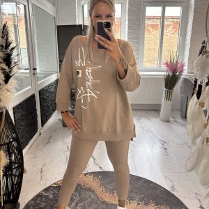 Megi Sweatshirt Cappuccino Larissa XL (40-44) 2XL (42-46) #1060