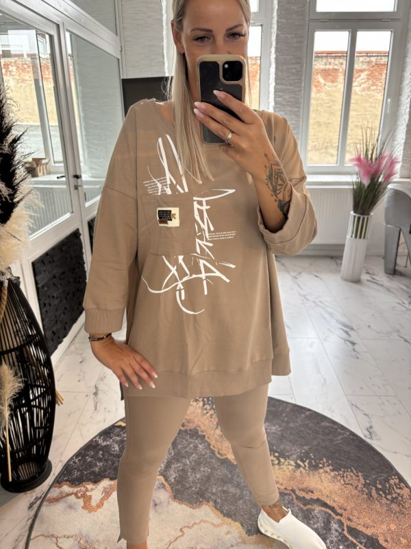Megi Sweatshirt Cappuccino Larissa XL (40-44) 2XL (42-46) #1060 – Bild 3