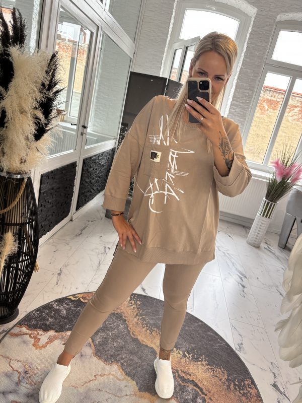 Megi Sweatshirt Cappuccino Larissa XL (40-44) 2XL (42-46) #1060 – Bild 5