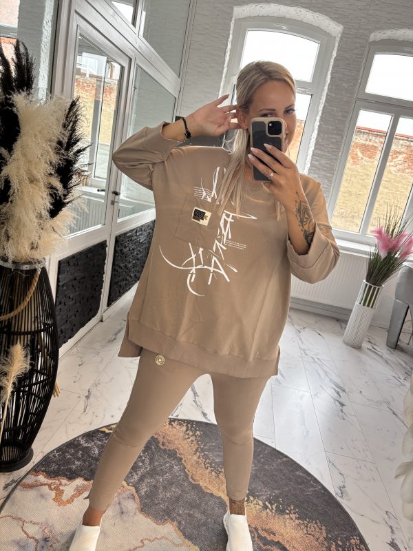 Megi Sweatshirt Cappuccino Larissa XL (40-44) 2XL (42-46) #1060 – Bild 6