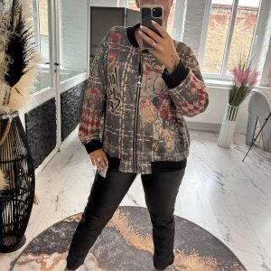 Waschleder Comic Jacke Mickey one Size 38-44 #1008