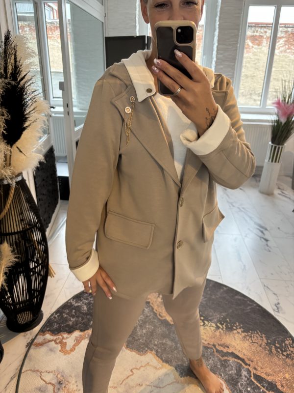 Super Soft Blazer Schlamm one Size 38-42 #1014 – Bild 3