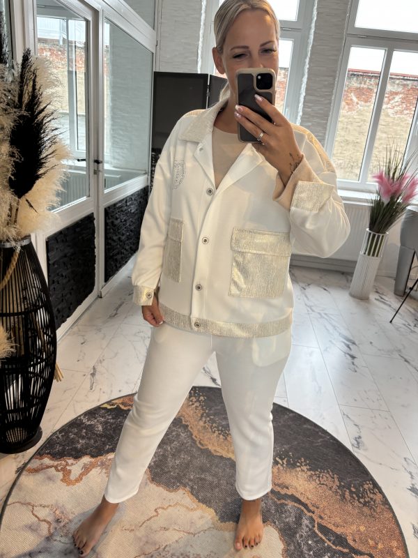 Sarah Jacke Super Soft Ecru one Size 38-42 #1165 – Bild 6