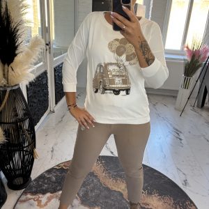 Megi Pulli Cappuccino Käfer S/M 38-40  L/XL 40-42 #1051