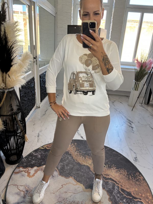 Megi Pulli Cappuccino Käfer S/M 38-40  L/XL 40-42 #1051