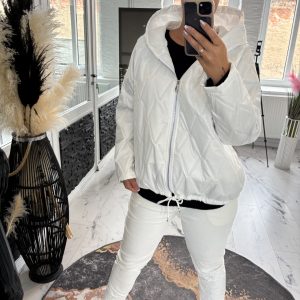 Übergangsjacke Jo-Jo Weiß one Size 40-44  #1106