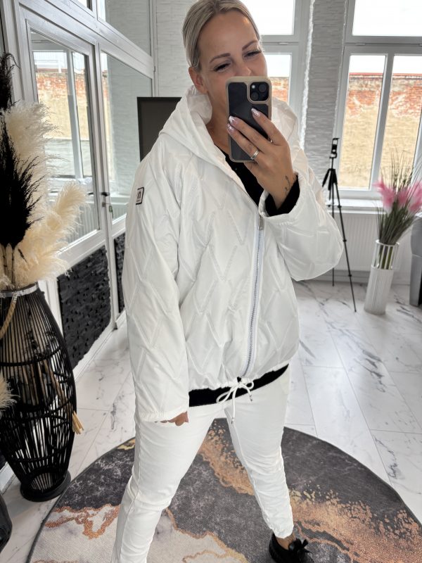 Übergangsjacke Jo-Jo Weiß one Size 40-44  #1106 – Bild 3