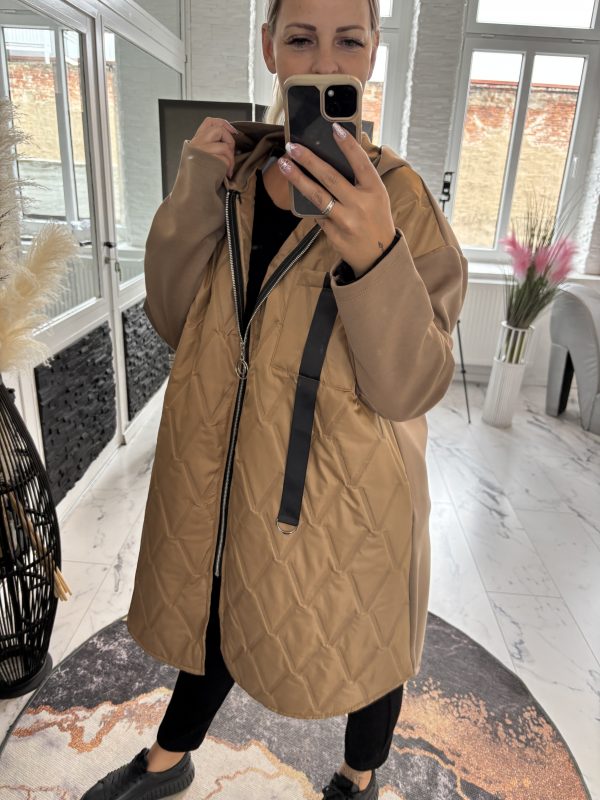 Leichte Jacke Two Tone Cappuccino one Size 42-46 # 1123 – Bild 3