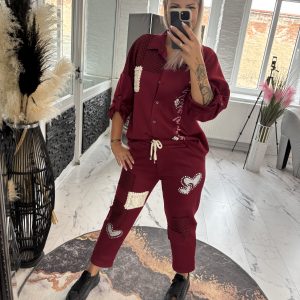 Amreó Zweiteiler Bordeaux 38-42/44 #1089