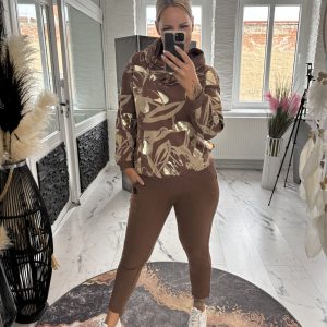 Megi Hoodie Braun S/M (38-42) L/XL (40-44) #1122