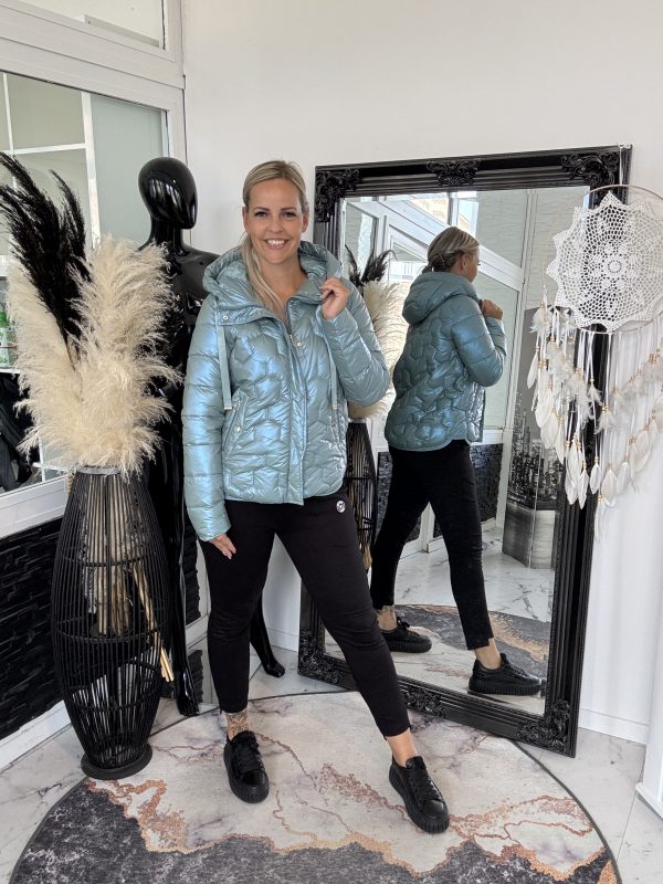 Übergangsjacke Pia Eisblau S M L XL XXL ( Größe in der Produktbeschreibung beachten )