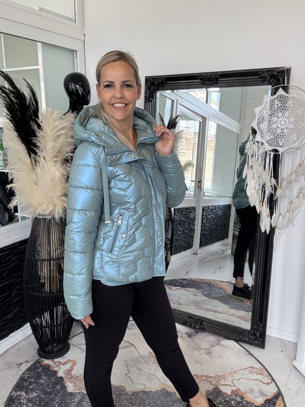 Übergangsjacke Pia Eisblau S M L XL XXL ( Größe in der Produktbeschreibung beachten ) – Bild 4