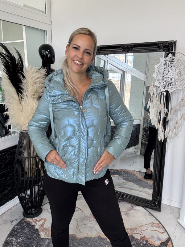 Übergangsjacke Pia Eisblau S M L XL XXL ( Größe in der Produktbeschreibung beachten ) – Bild 7