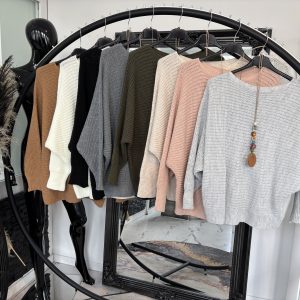 Fledermaus Strickpulli Basic one Size 38-42 # 1017