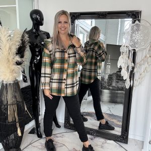 Holzfällerhemd curry one Size Oversize Schnitt 38-42/44