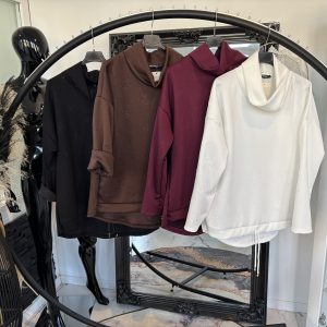 Super Soft Pulli Schleifen Druck one Size 38-44 #1042