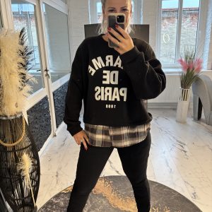 Charm de Paris Pulli schwarz one Size 38-44 #1033