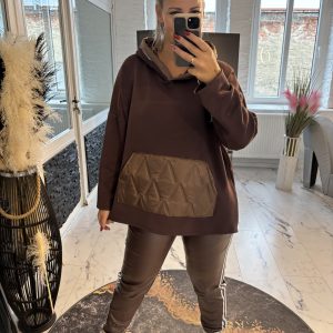 Super Soft Pulli Olivia Schokobraun one Size 38-46 #1016