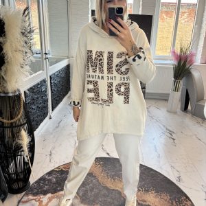 Simple Leo Longshirt Natur one Size 38-44 #