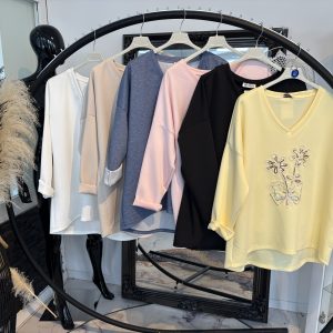 Super Soft Flower Shirt one Size 38-44/46 #1154