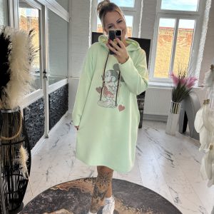 Super Soft Longshirt Mickey mint one Size 38-44 #1107