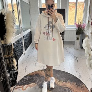 Super Soft Longshirt Mickey natur one Size 38-44 #1083