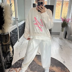 Beautiful Sweatshirt Natur one Size 38-42/44 #1047