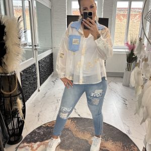 Amber Bluse 38-42/44 # 1128