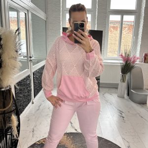 Netz Sweatshirt Candy Pink one Size 38-42/44 #1090