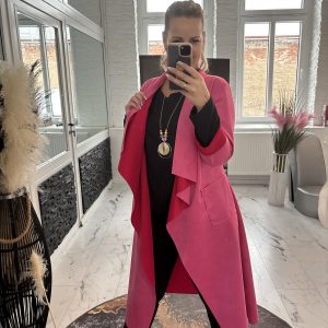 Waschledermantel Kimbo one Size 38-42/44 magenta pink #1117