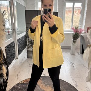 Waschleder Blazer Lola one Size 38-44 Maisgelb #1026