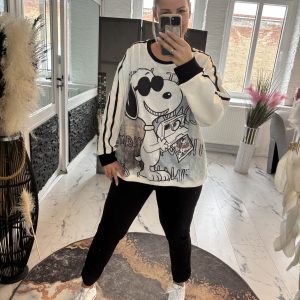 Comic Snoopy Sweatshirt one Size 38-44/46 #1124