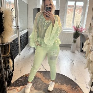 Tüll Bluse Vicky Mint 38-44 # 1051