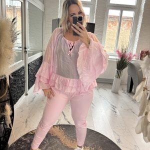 Tüll Bluse Vicky Candy Pink 38-44 # 1019