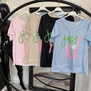 Just T-Shirt one Size 36-42 #1085