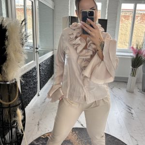 Saskia Bluse one Size 36-40 natural # 1157