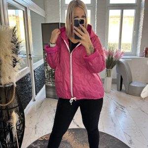 Flower Jacke Magenta Pink one Size 38-44 #1159