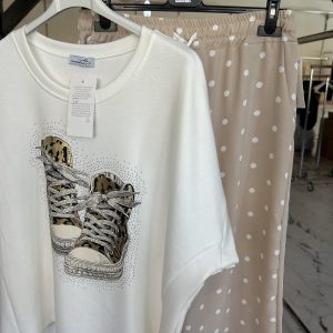 Annett R. 2 Teile + Leinhose weiß