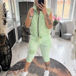 Polly Cropped Weste Mint one Size 36-40 #