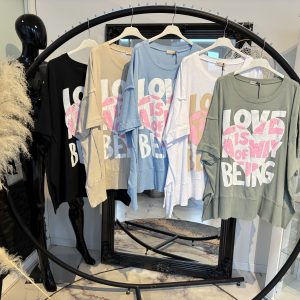 Love Shirt one Size 38-46 oversize Schnitt #1001
