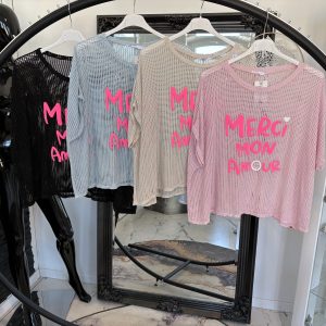 Merci Netzshirt one Size 38-44 #1071