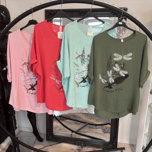 Blusenshirt Libelle one Size 38-46 #1102