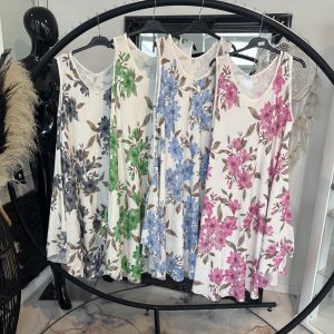 Sommerkleid Flower one Size 38-44 #1040