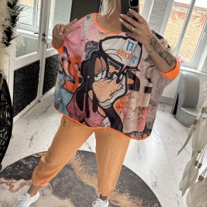 Comic Shirt Goofy one Size 38-46 #1053