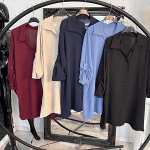 Bluse mit Knopfleiste one Size 38-44 # 1150
