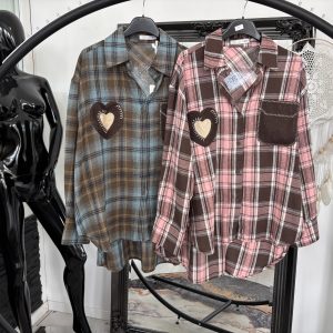 Holzfällerhemd Heart one Size 38-44  # 1018
